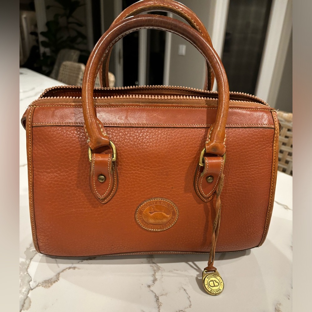 Dooney & Bourke Terracotta Leather Vintage Satchel